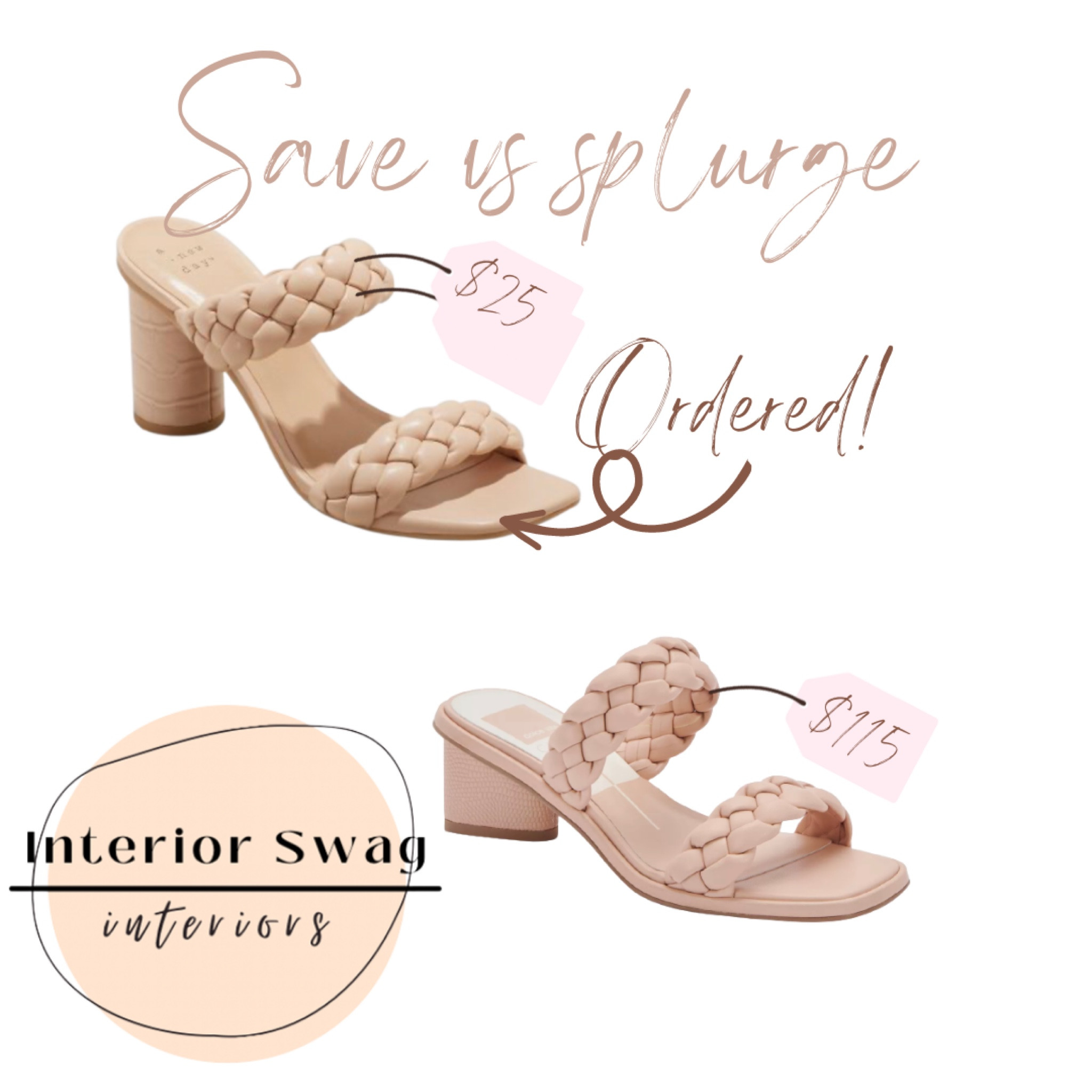 Save vs splurge, these Target braided nude sandals are on sale! Under $25


#LTKFind #LTKshoecrush #LTKsalealert