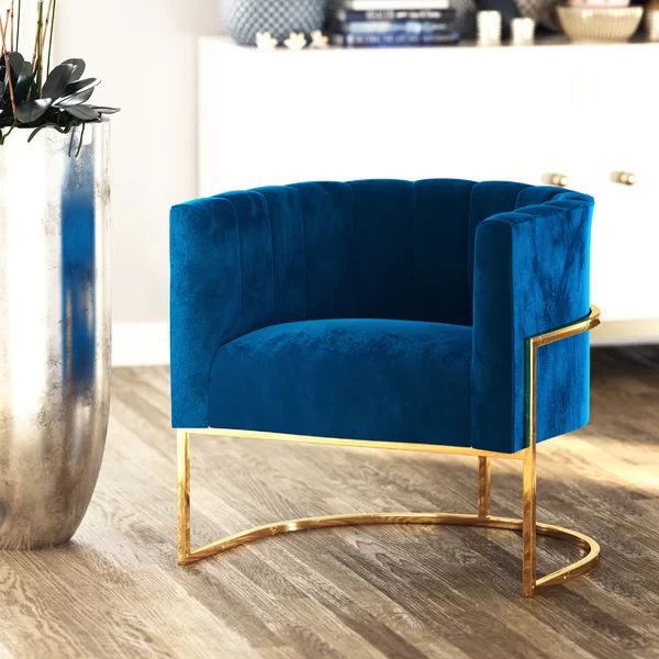 Delmonte 30.91'' Wide Velvet Lounge Chair | Wayfair North America