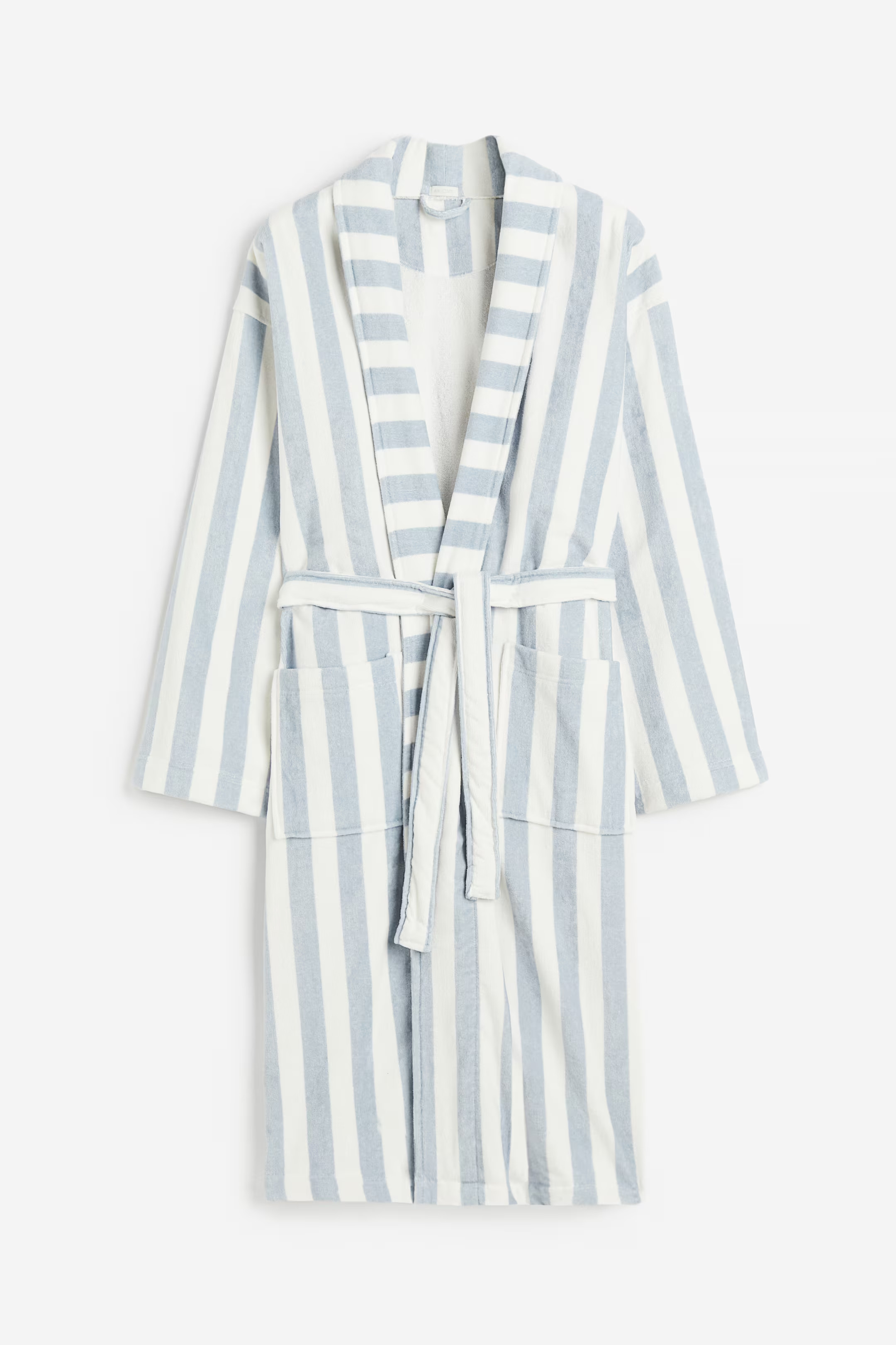 Striped Cotton Terry Bathrobe | H&M (US + CA)