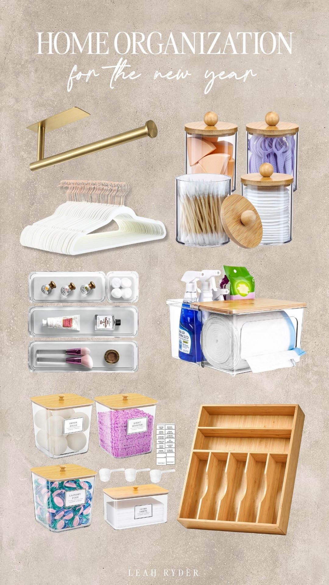 These home organization essentials make it easy to start the new year feeling calm and clutter-free. From drawer organizers and storage bins to pantry and bathroom organization solutions, everything has a clean, elevated look. These organizing finds are perfect for refreshing your kitchen, bathroom, laundry room, or closet. If one of your new year goals is a more organized home, these functional and aesthetic storage pieces are a great place to start.

#LTKHome #LTKselfcare