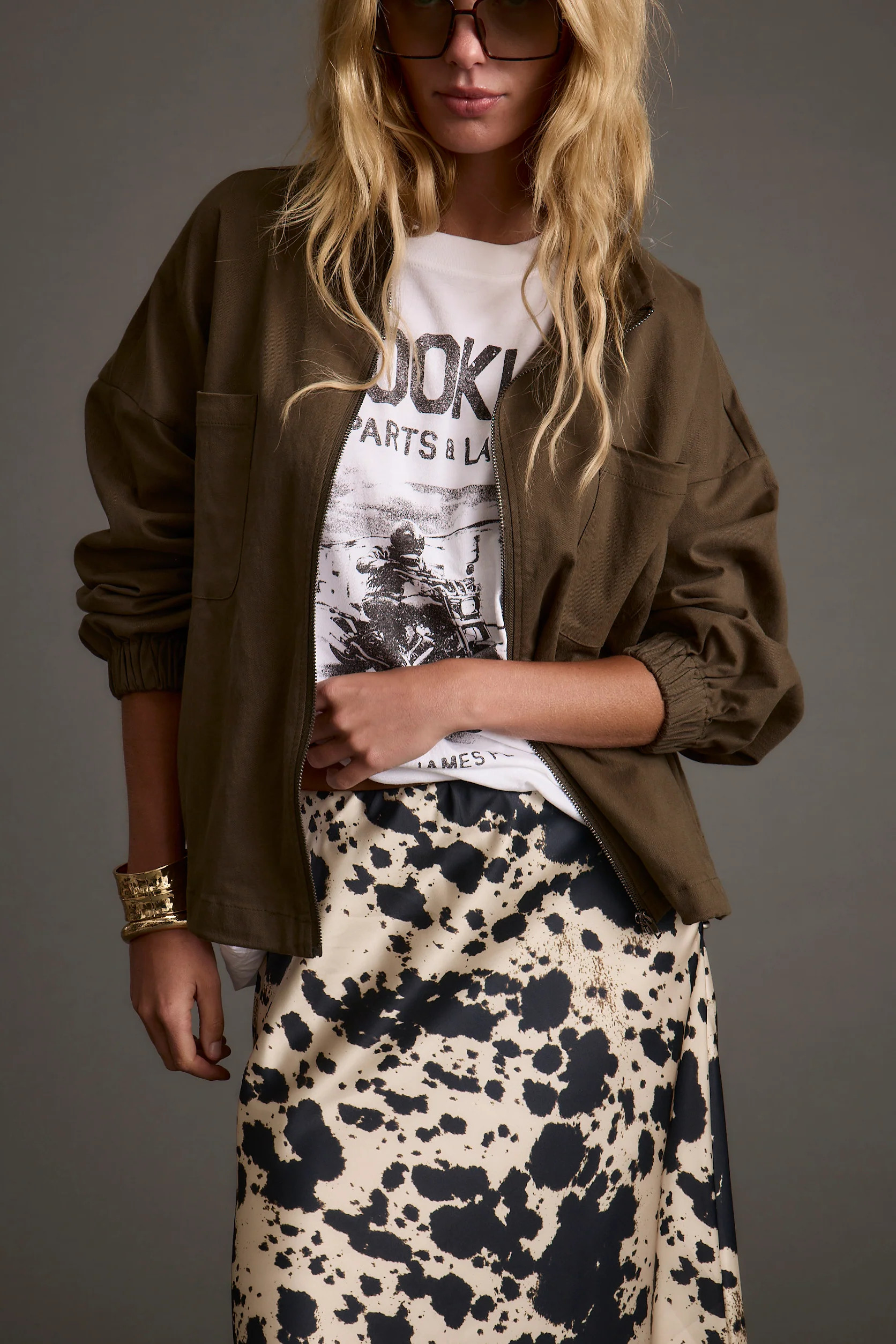 Fairfax Olive Canvas Relaxed Fit Utility Jacket | 12th Tribe