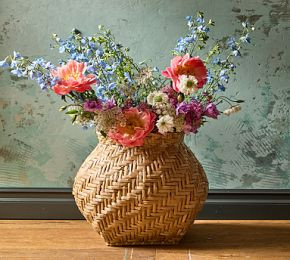 Seagrass Hand-Woven Basket | GreenRow