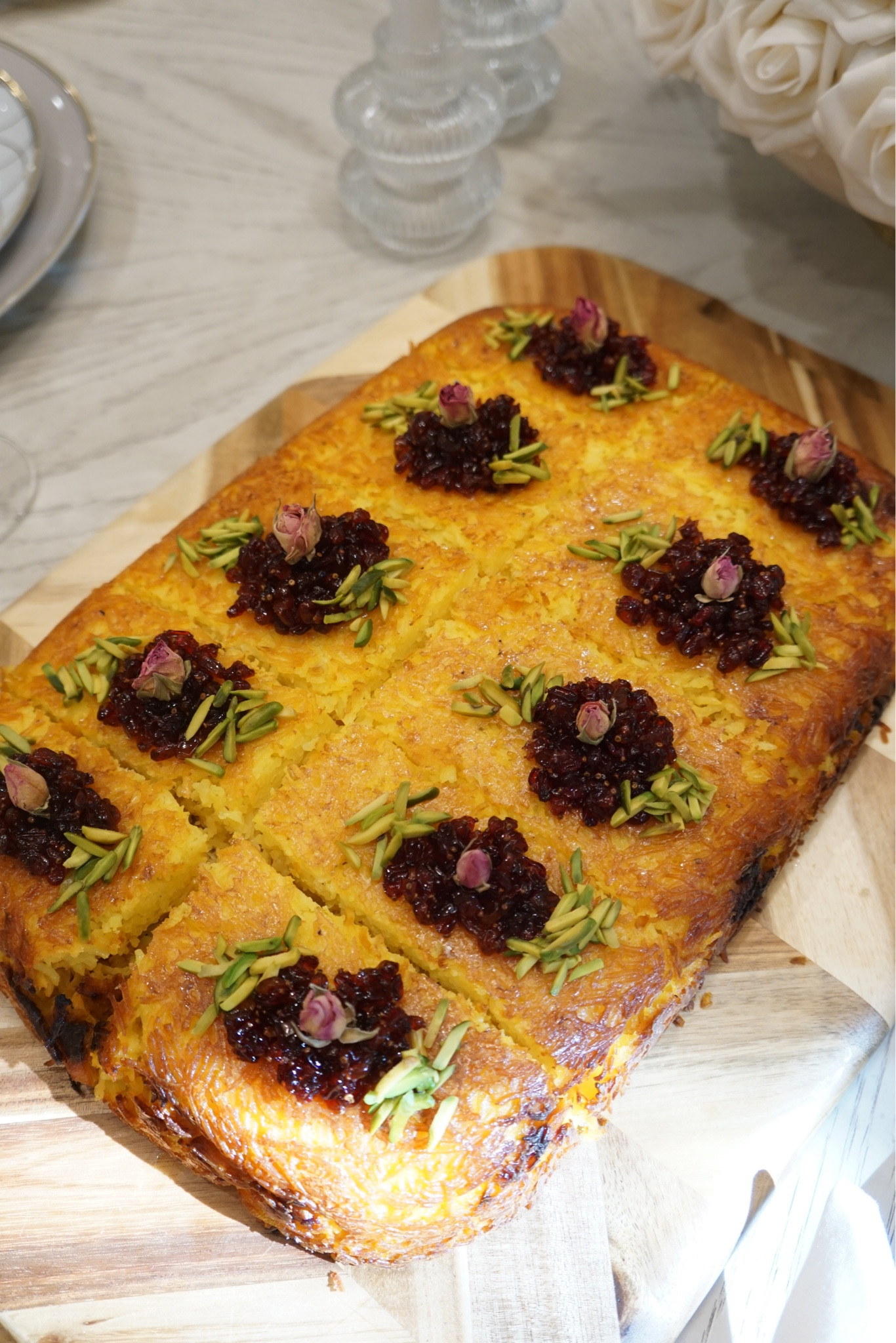 Linking my glass casserole dish to make Tahcheen | Tahchin {Iranian Crispy Saffron Rice & Chicken Casserole} in addition to other international ingredients that make this golden goodness. #persianfood #persianrecipes 



#LTKHome #LTKFamily #LTKParties