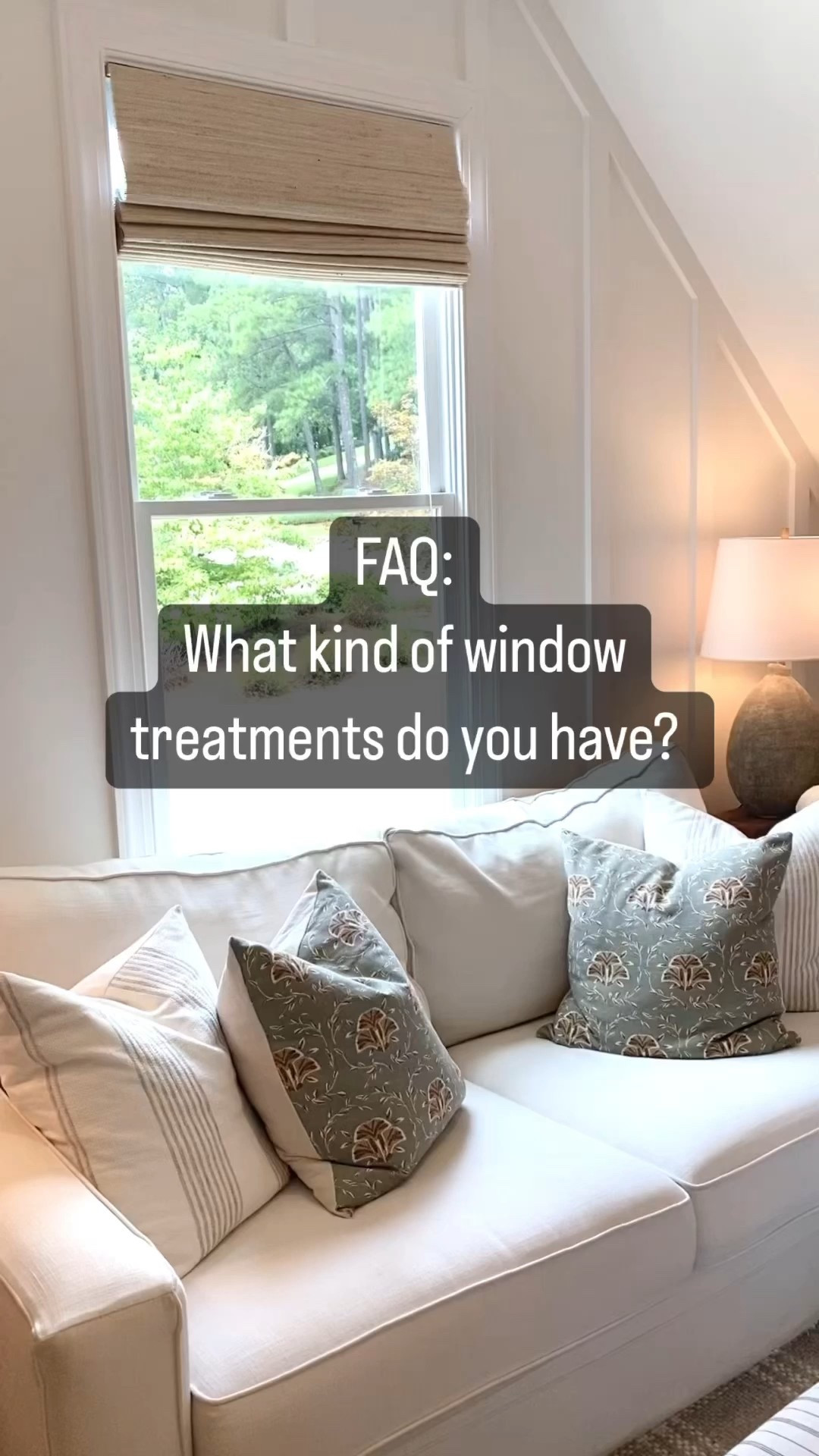 Window treatment, FAQ’s, window blinds, woven blinds
#porcheandco

#LTKStyleTip #LTKHome