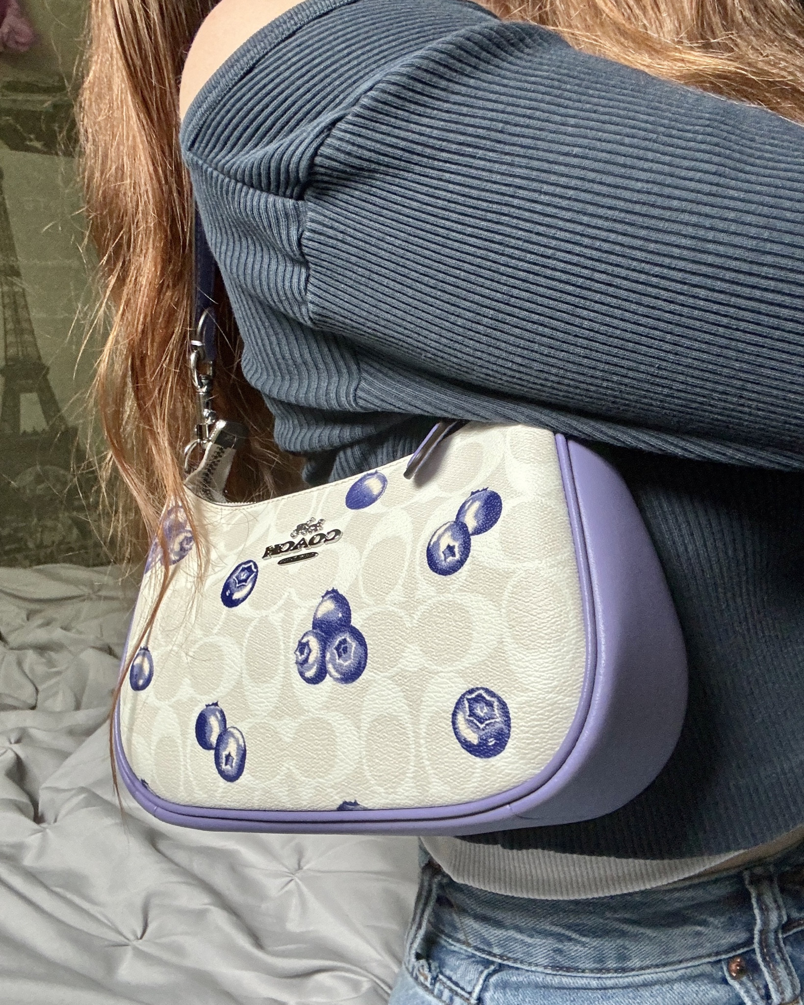 Coach Blueberry Teri Shoulder Bag + Wallet 🥹🫐 

#LTKItBag #LTKSeasonal #LTKGiftGuide