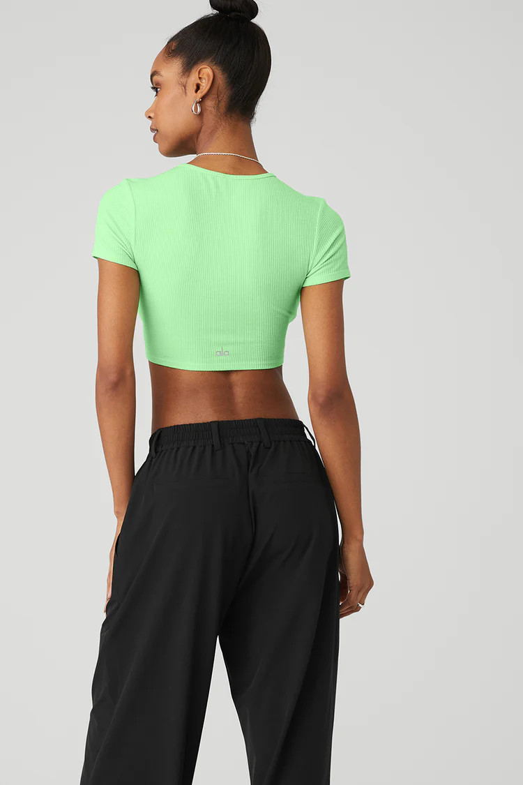 Ribbed Knotty Short Sleeve | Alo Yoga