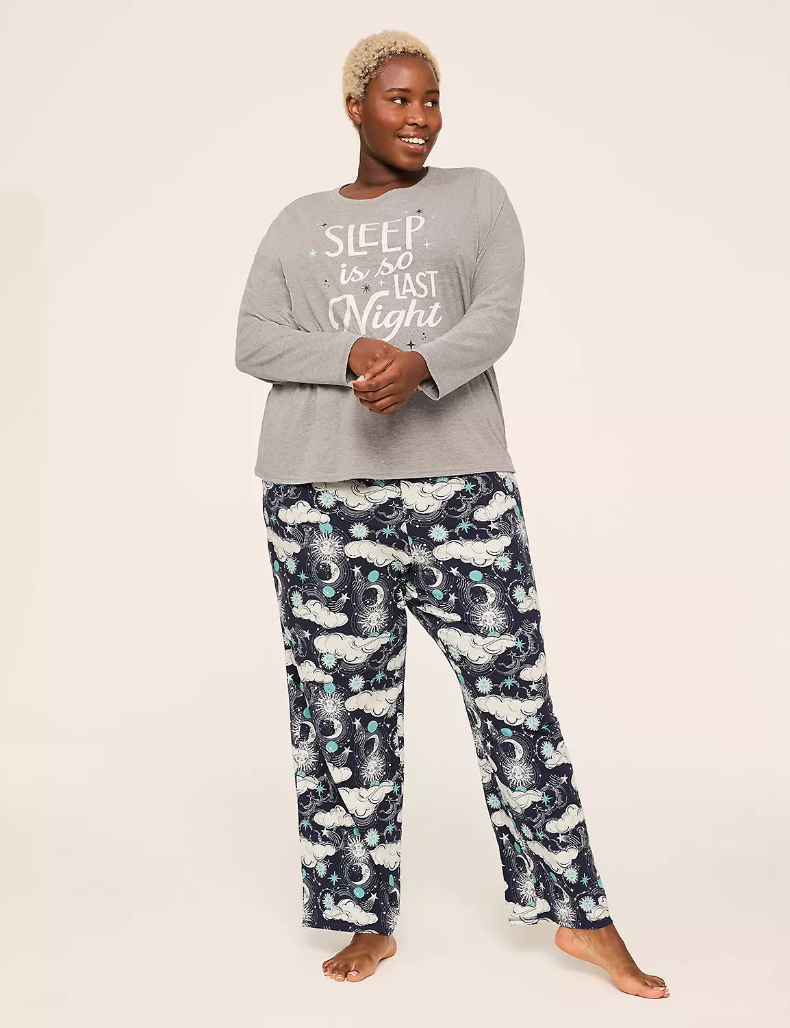 Comfy Cotton Top & Pant PJ Set | LaneBryant | Lane Bryant (US)