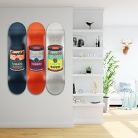 Andy Warhol Campbells Soup Skateboard Art, Wall Decor Andy Pop Art - Home Office | Etsy (US)