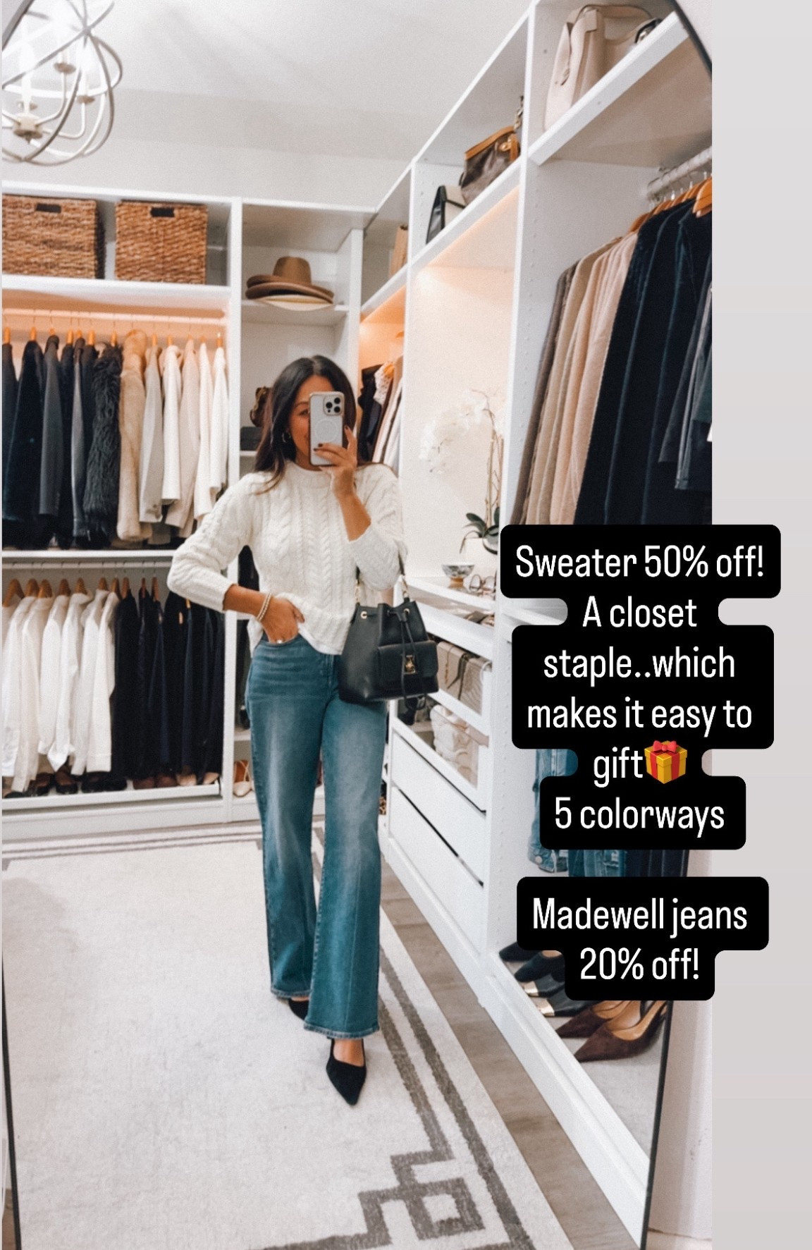 Sweater perfect to gift! Seasonal basic⭐️ fits TTS 

#LTKCyberWeek #LTKSaleAlert #LTKGiftGuide