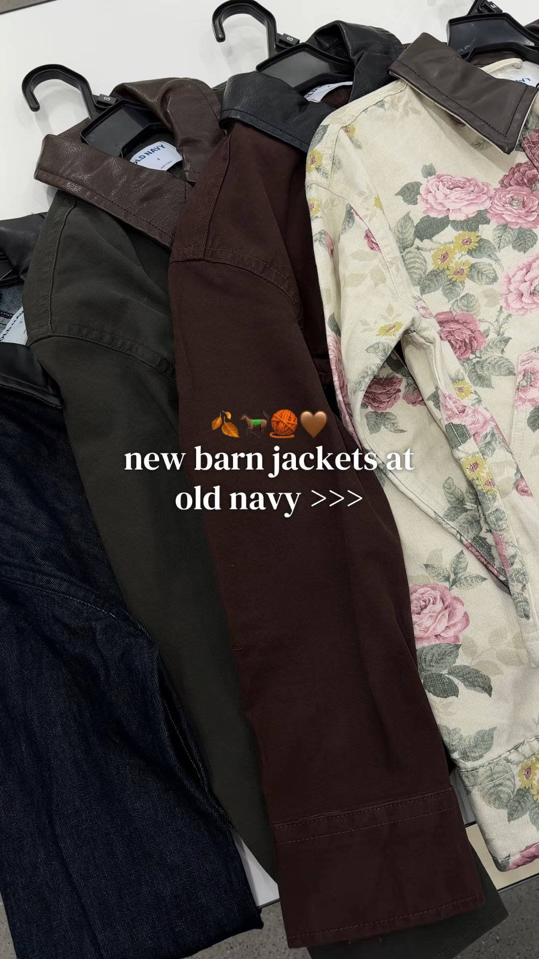 old navy’s barn jackets for 2026 🍂

#LTKSeasonal #LTKSaleAlert #LTKootd