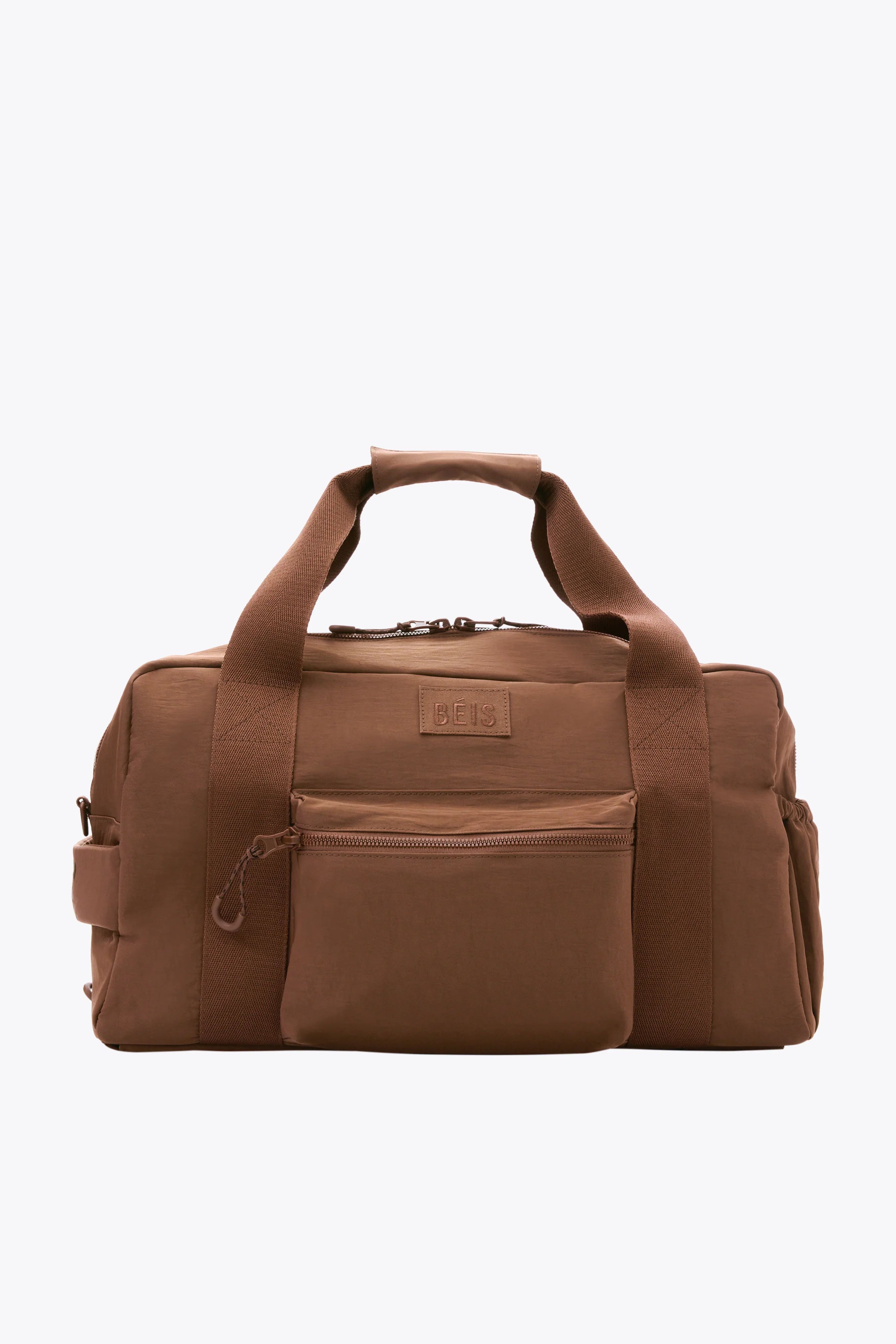 BÉIS 'The Sport Duffle' in Maple - Brown Sport Duffle & Gym Bag | BÉIS Travel