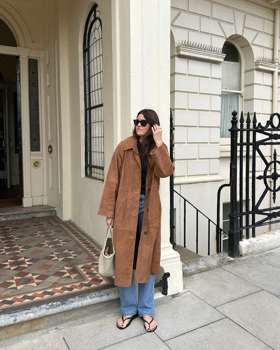 A week of Sezane autumn favourites - suede trench coat with blue denim

#LTKstyletip #LTKautumn #LTKjeans