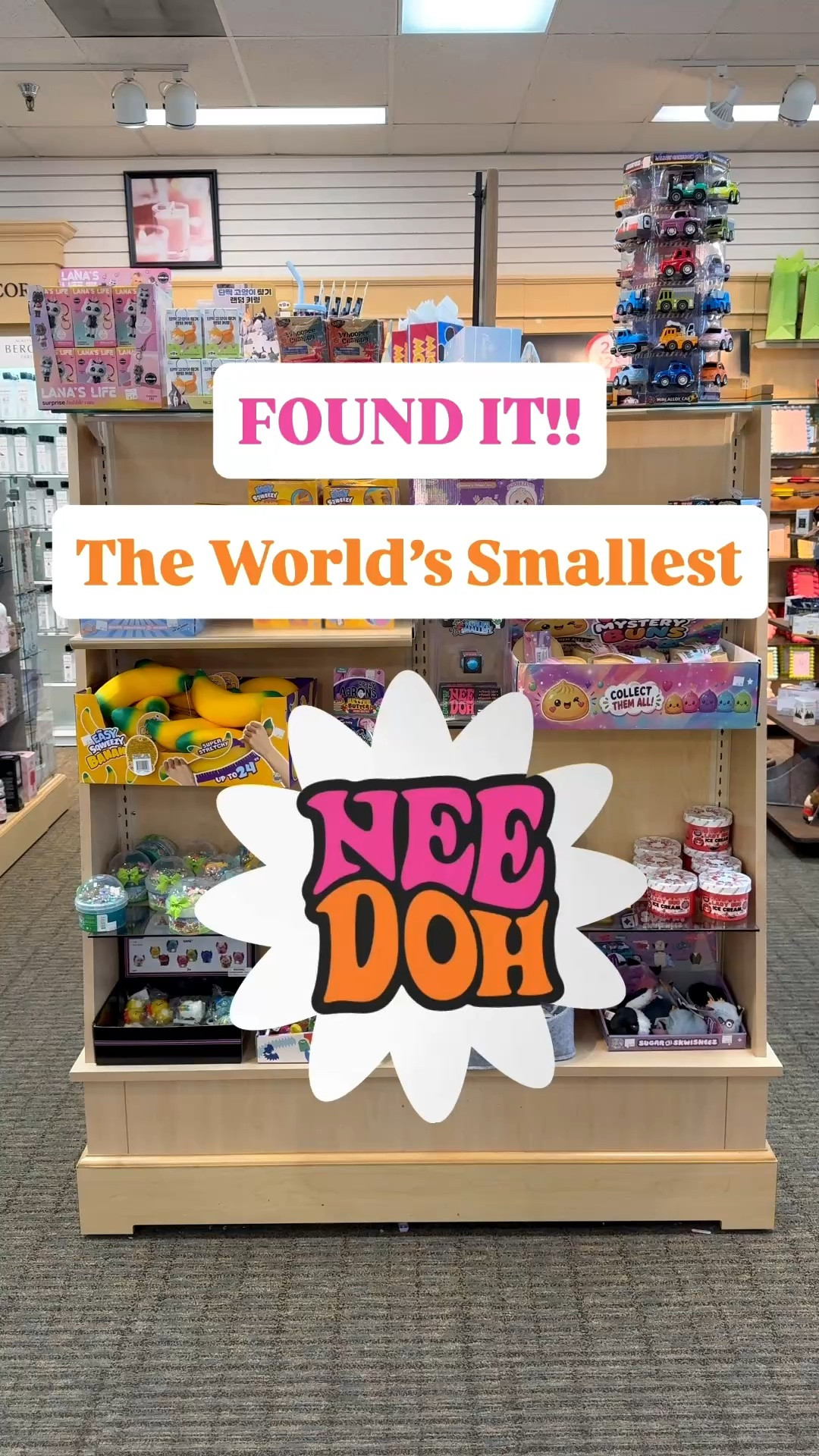 Check your local Trudy’s Hallmark store for The World’s Smallest NeeDoh!  We were so surprised to find some on the shelf today and we wanted to see if they feel just like a regular NeeDoh or if it’s just a novelty display item.  We’re happy to say it passed our squish test and it’s just too cute!  Check out the size comparison next to a Teenie Fuzz Ball 💜 

* NeeDoh - $7.99

#viral #trending #cute #needoh #fun

#LTKmomlife #LTKselfcare #LTKKids