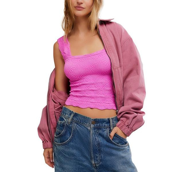 Women's Free People Love Letter Square Neck Tank Top XS/S Dream Pop | Scheels Sports