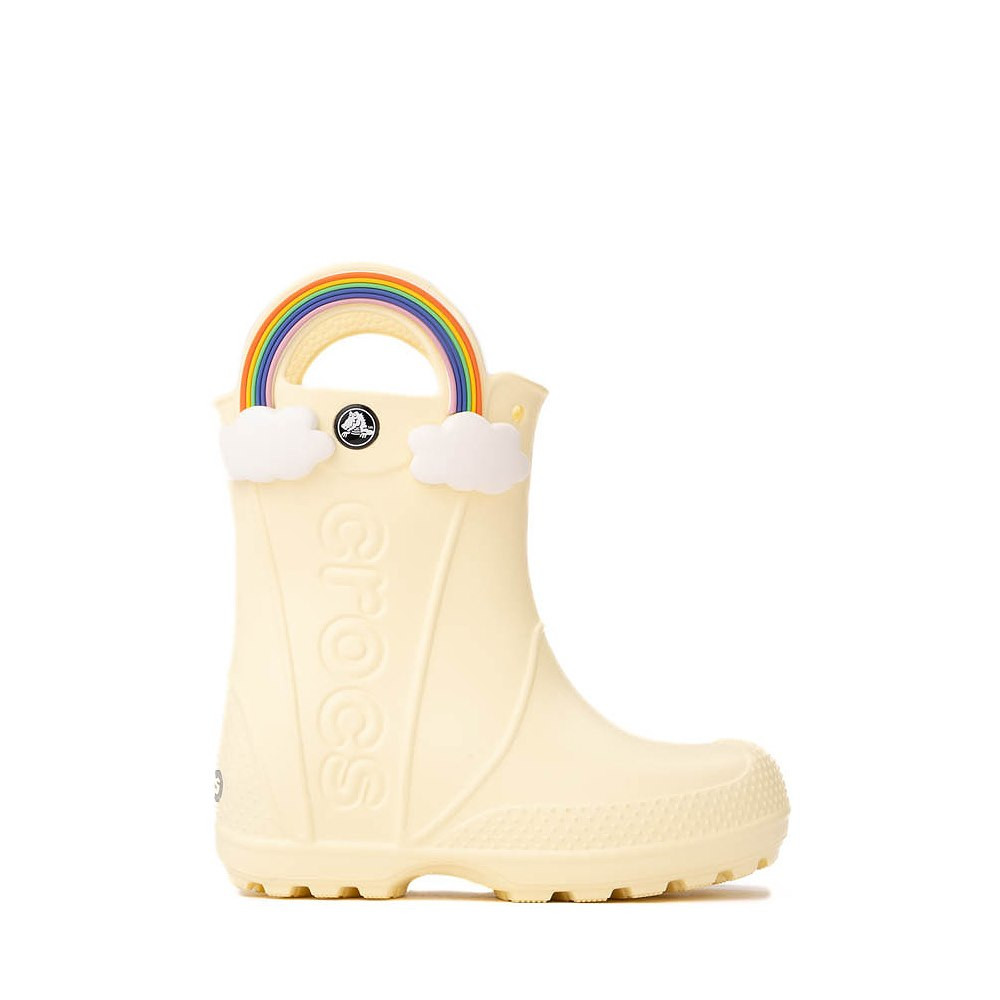 Crocs Handle It Rainbow Rain Boot - Toddler - Buttercream | Journeys