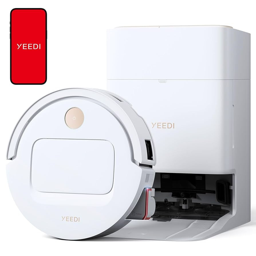 Yeedi M14 Plus Robot Vacuum and Mop with All-in-One Station, 18000Pa, OZMO Roller Instant Self-Wa... | Amazon (US)