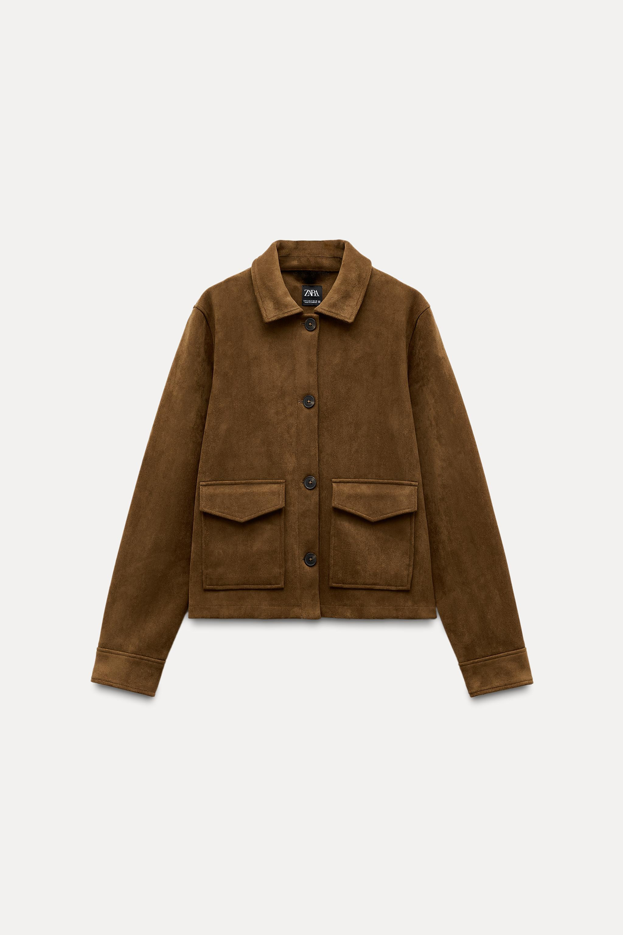 FAUX SUEDE JACKET | Zara UK