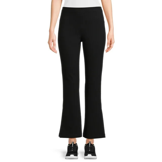 Time and Tru Women's Pull on Bootcut Ponte Pants, Full Length; 30" Inseam, Sizes XS-XXL | Walmart (US)