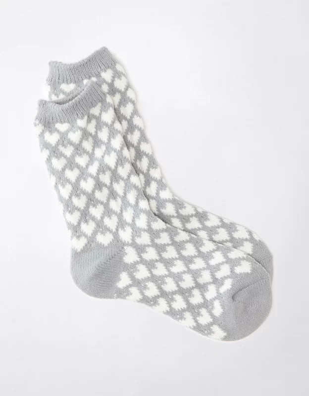 AE Hearts Crew Sock | American Eagle Outfitters (US & CA)
