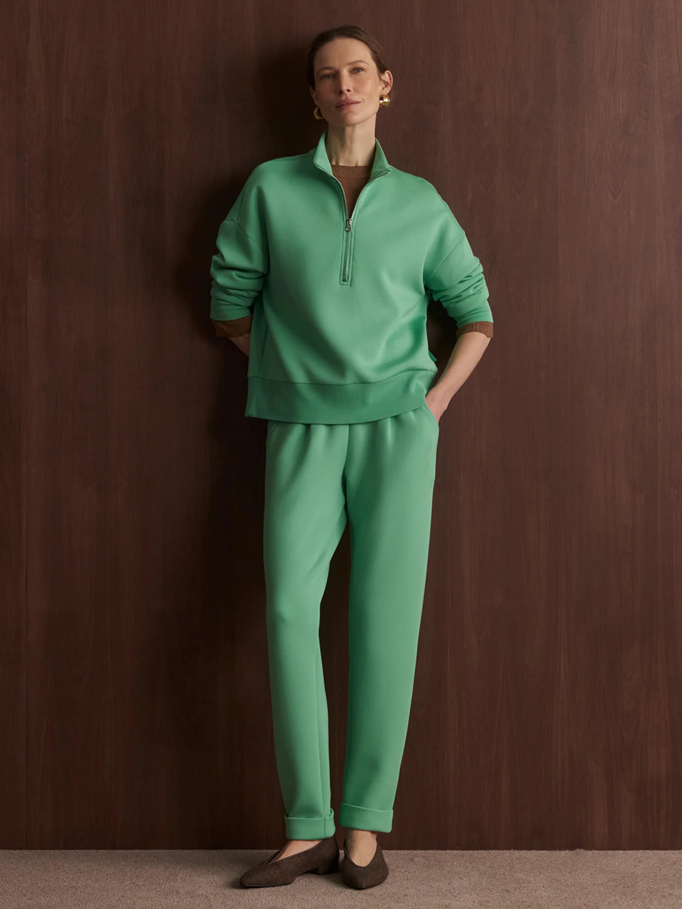 Mavis Mock Neck Sweat | Varley US | Varley US