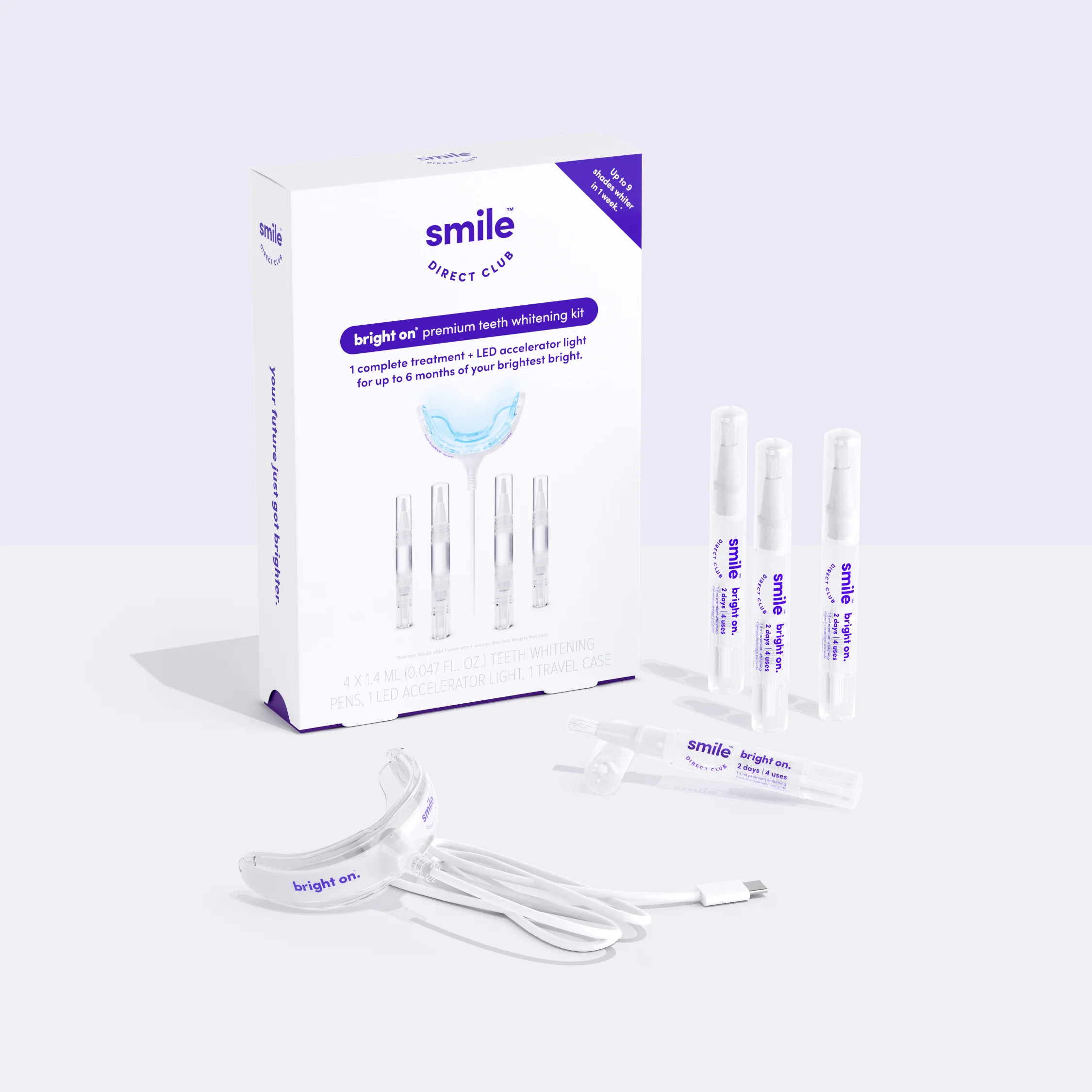 Premium Teeth Whitening Kit with LED Light | SmileDirectClub US