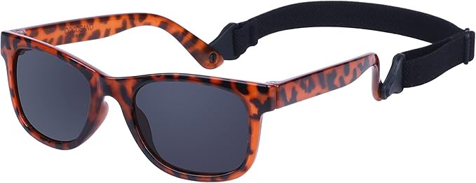 Amazon.com: COCOSAND Baby Sunglasses with Strap Square Frame UV400 Protection for Infant Baby Gir... | Amazon (US)