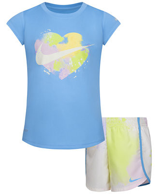 Little Girls Just DIY It T-shirt and Shorts, 2 Piece Set | Macys (US)