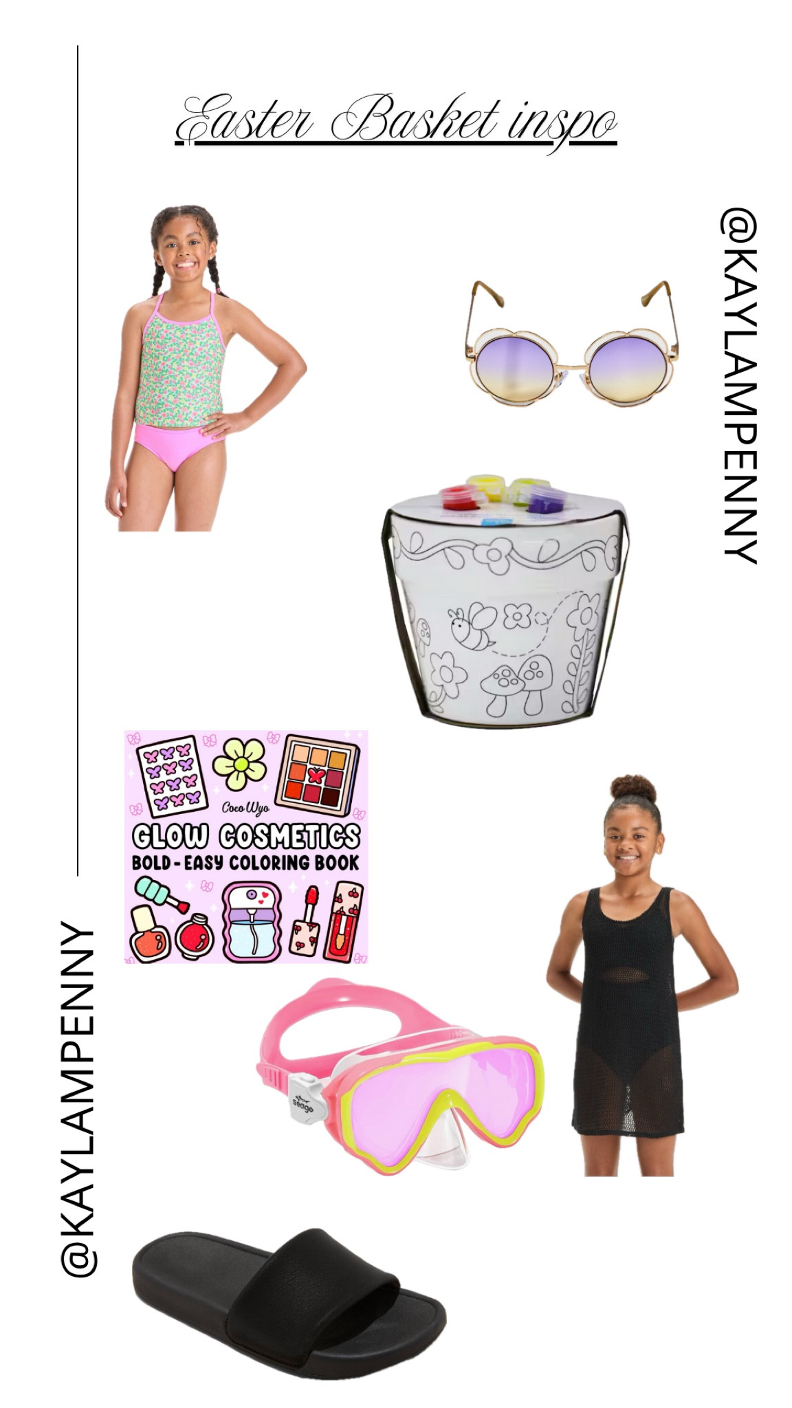 Easter basket inspo girls 