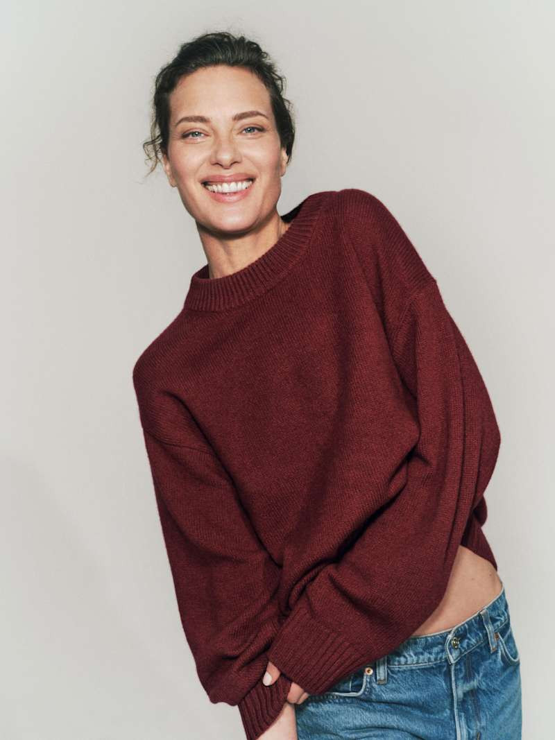 Cove Cashmere Oversized Crew | Reformation (Global)
