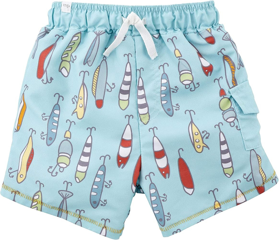 Mud Pie Boys' Fishing Lure Swim Trunks | Amazon (US)