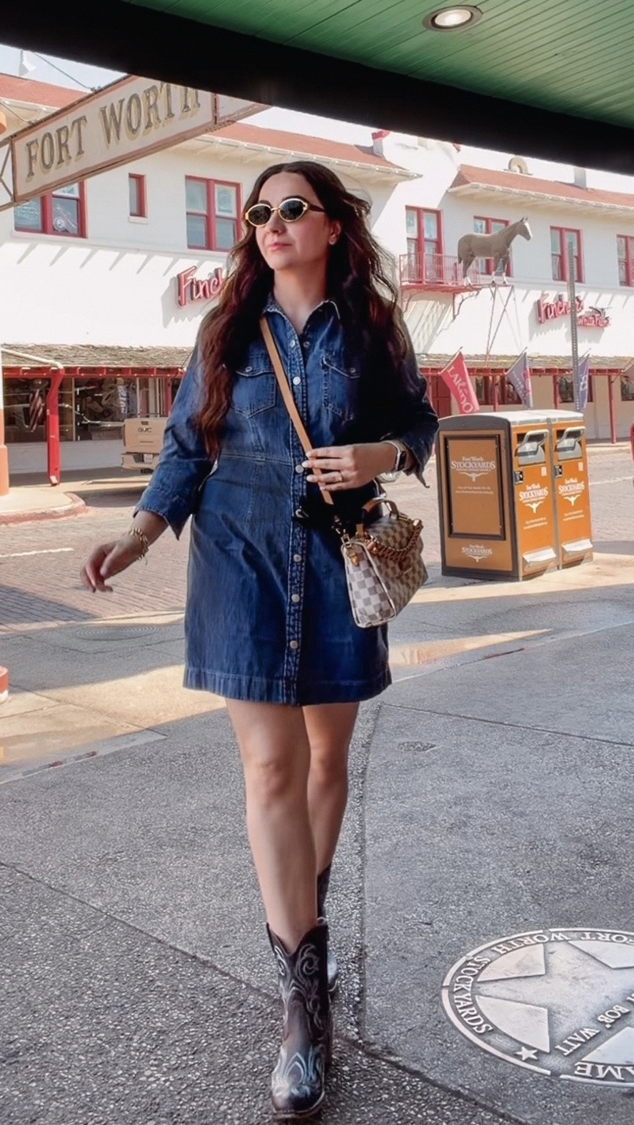 Country girl outfit, country concert, denim dress, cowboy boots, Texas outfit

#LTKdayinmylife #LTKgrwm #LTKvlog