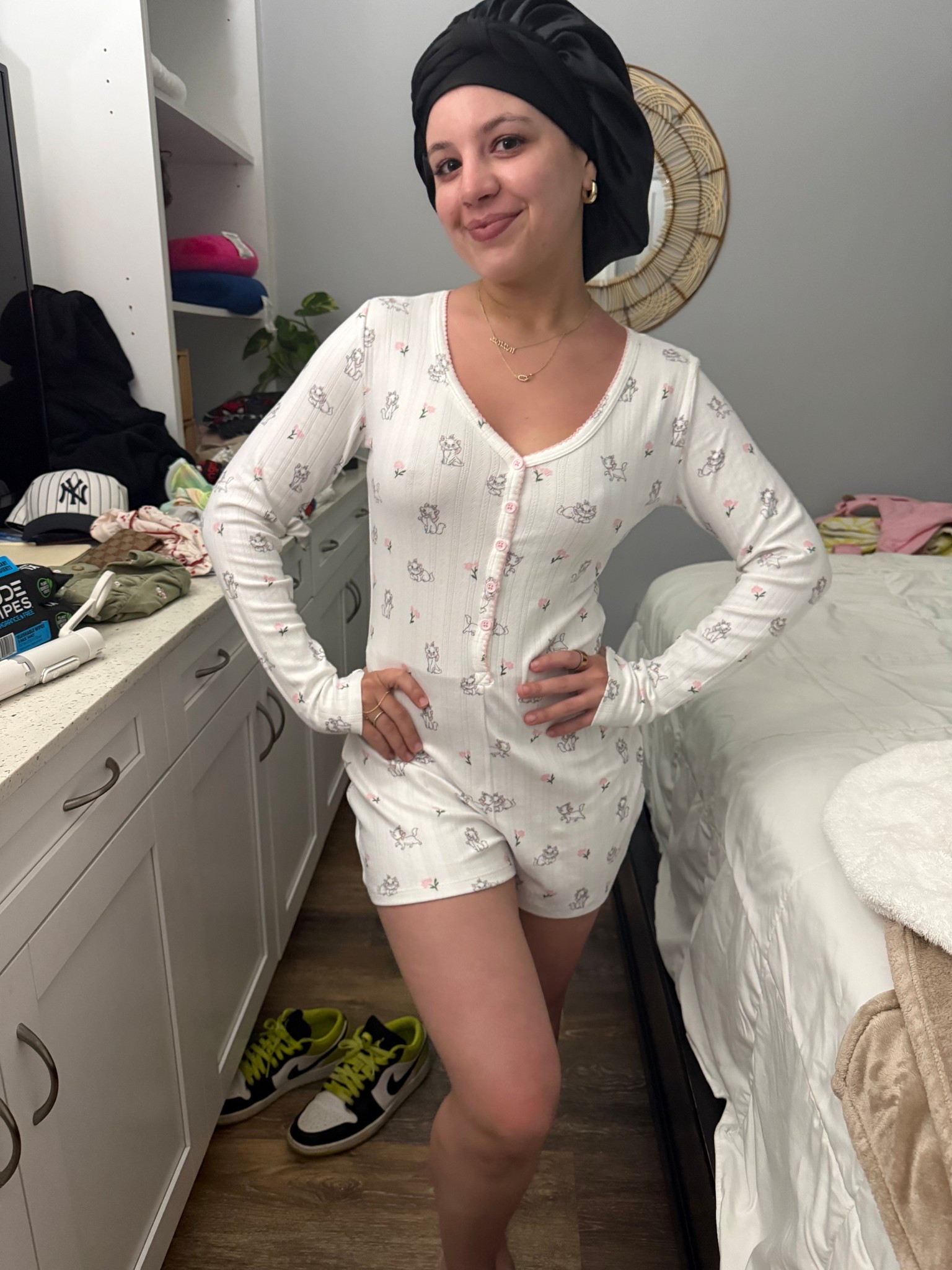 Obsessed with this PJS 🤍

#LTKmorningroutine #LTKU #LTKootd