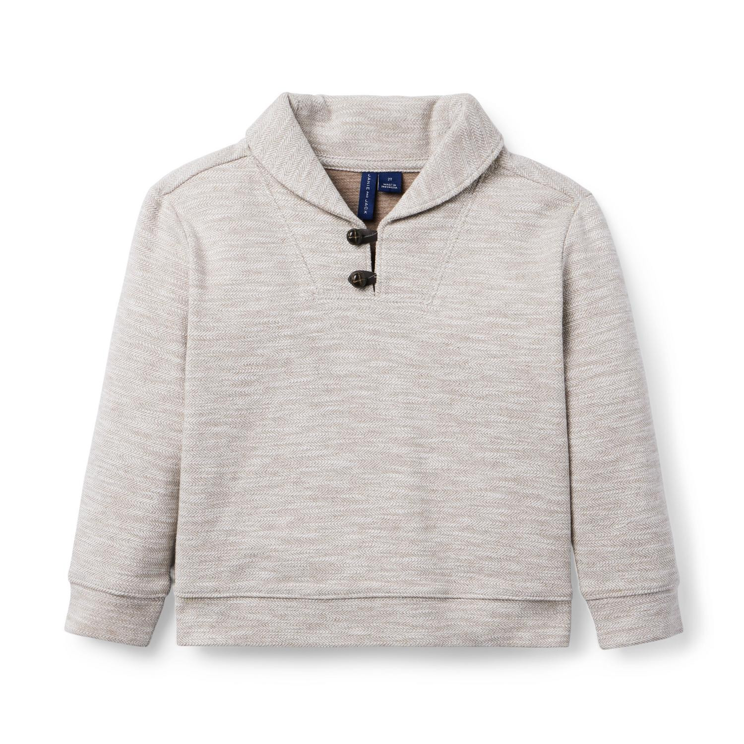 Herringbone Shawl Collar Pullover | Janie and Jack