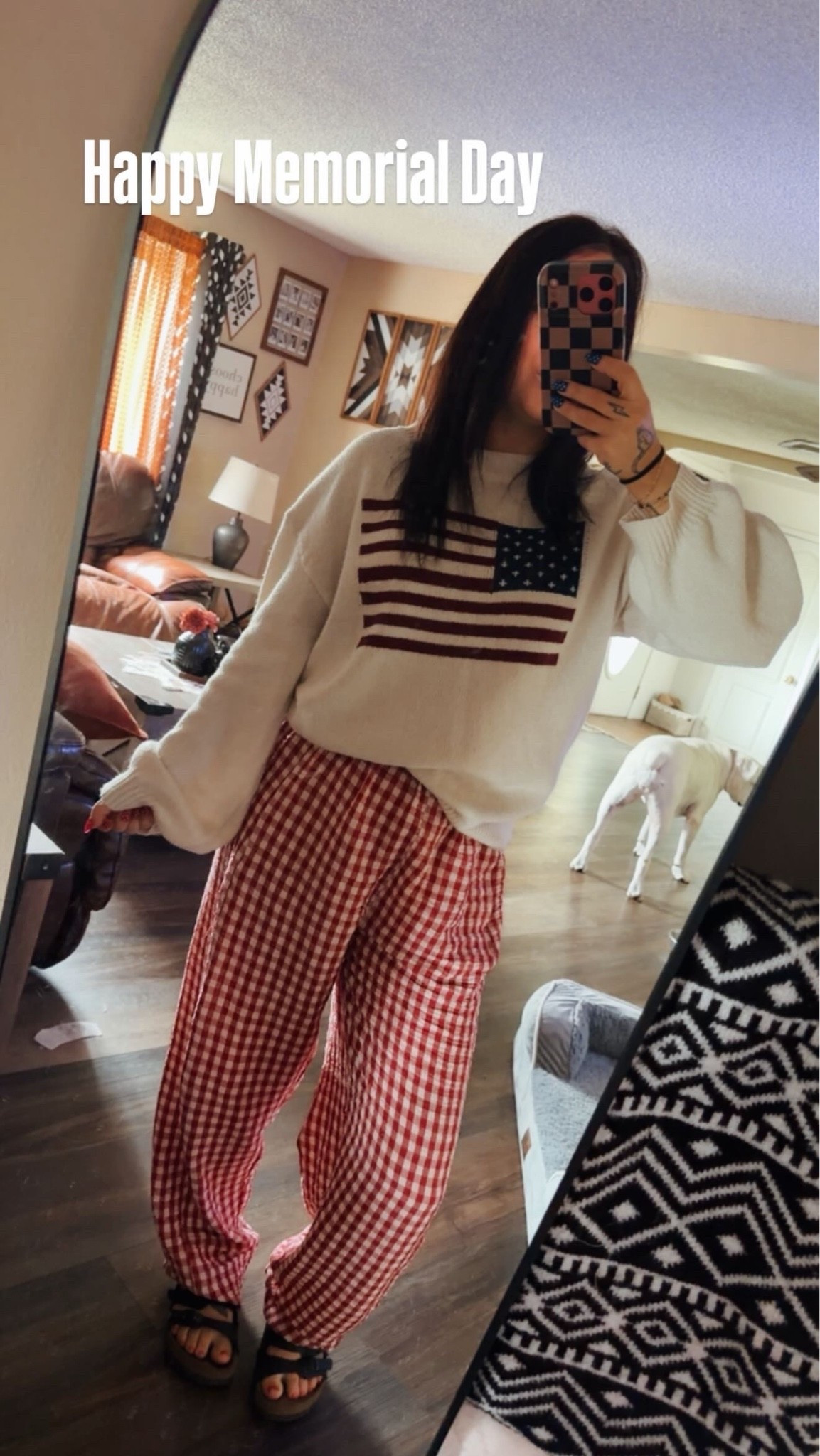 Perfect fit for a chilly Memorial Day🇺🇸 

I’m in a size small in top & bottom.
4’11 • 120lbs

#LTKSeasonal #LTKootd #LTKPetite