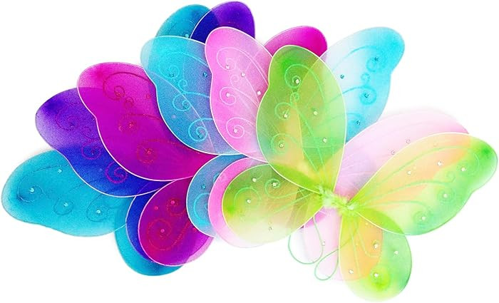 LOLASATURDAYS- fairy wings, toddler butterfly wings, fairy wings kids, fairy costume, alas, tinke... | Amazon (US)
