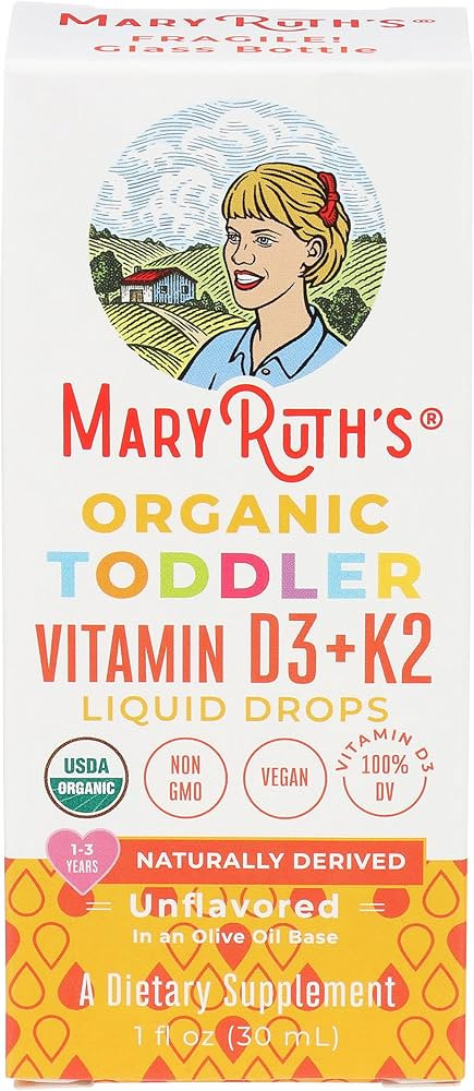 MaryRuth Organics Vitamin D3 | Vitamin K2 | Vitamin D3 K2 Drops | K2 D3 Vitamin Liquid Supplement... | Amazon (US)