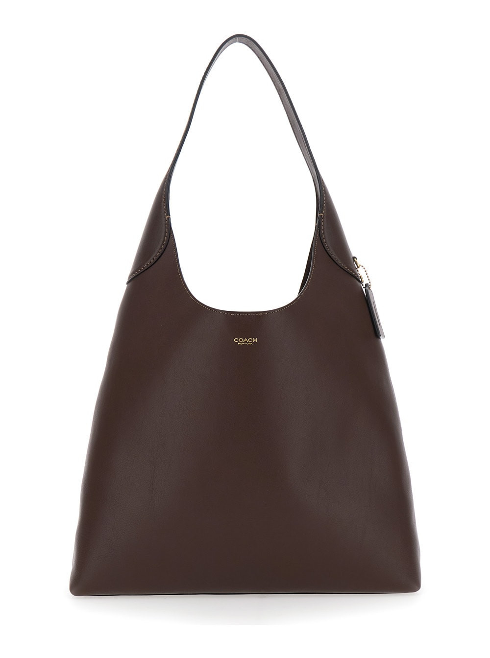 Coach brooklyn Brown Shoulder Bag With Logo Lettering On The Front In Leather Woman | Italist.com US