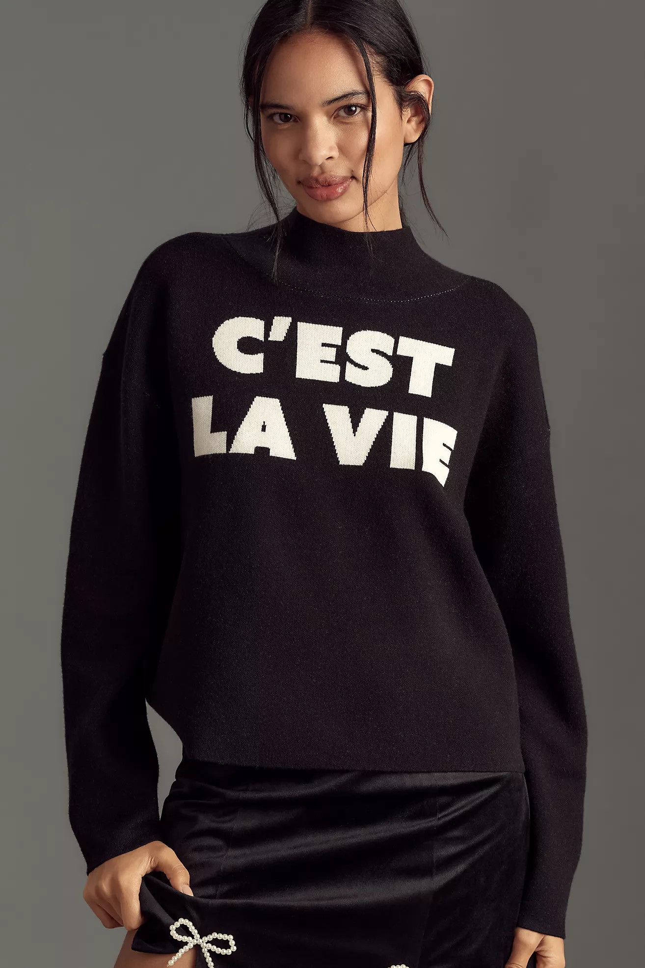 The Carys Mock-Neck Sweater by Maeve | Anthropologie (US)