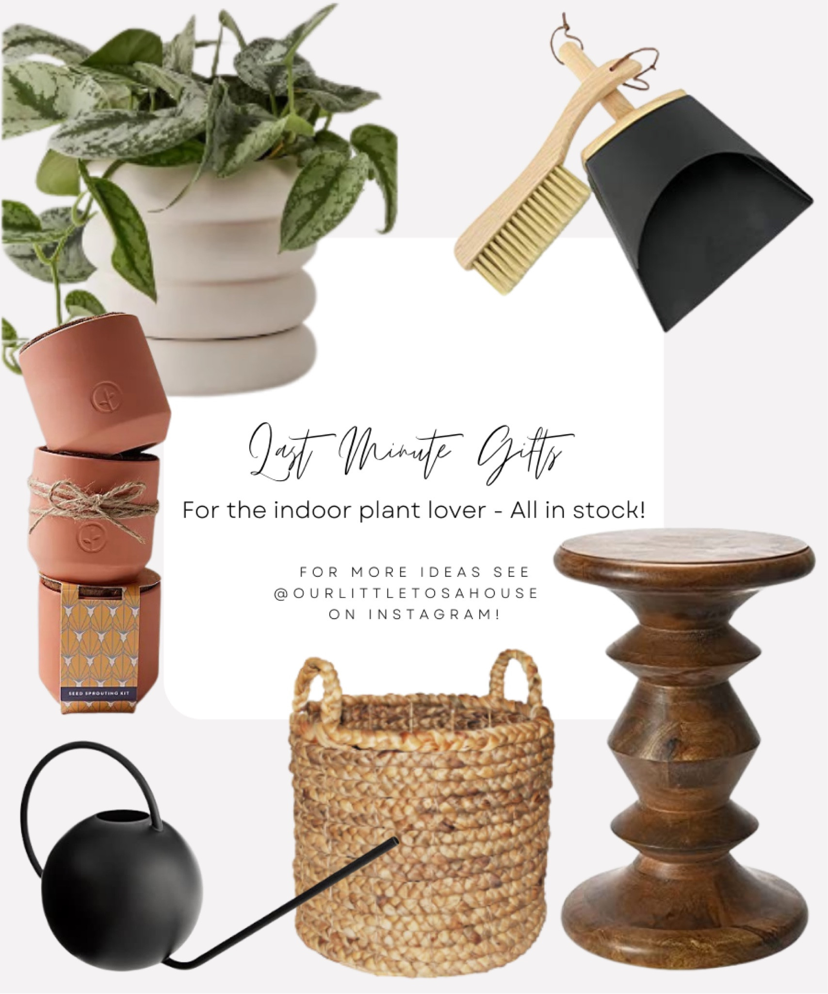 Last minute gifts, all in stock! 
•
•
Gifts for plant lovers 
gifts for gardeners 
gifts for indoor gardeners
Gifts for women 
gifts for men 
gifts for mom 
gifts for grandma 
Gifts for girlfriends


#LTKGiftGuide #LTKunder50 #LTKhome
