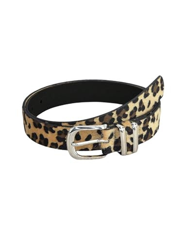 Verdusa Women's Leopard Print Belts PU Leather Waist Belts Leopard One-Size | Amazon (US)