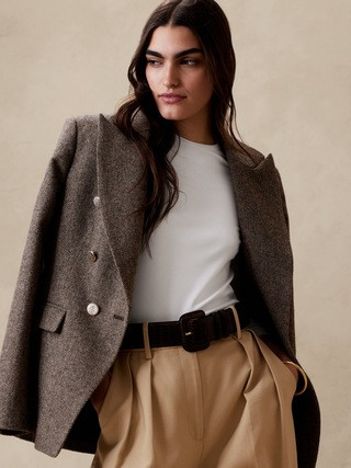 Refined Crew-Neck T-Shirt | Banana Republic (US)