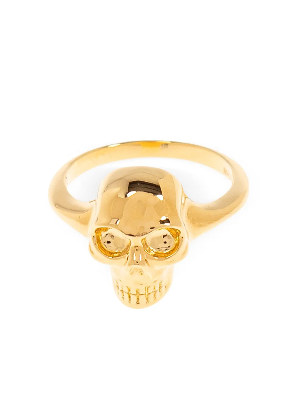 Alexander McQueen Skull ring - Gold | Farfetch Global