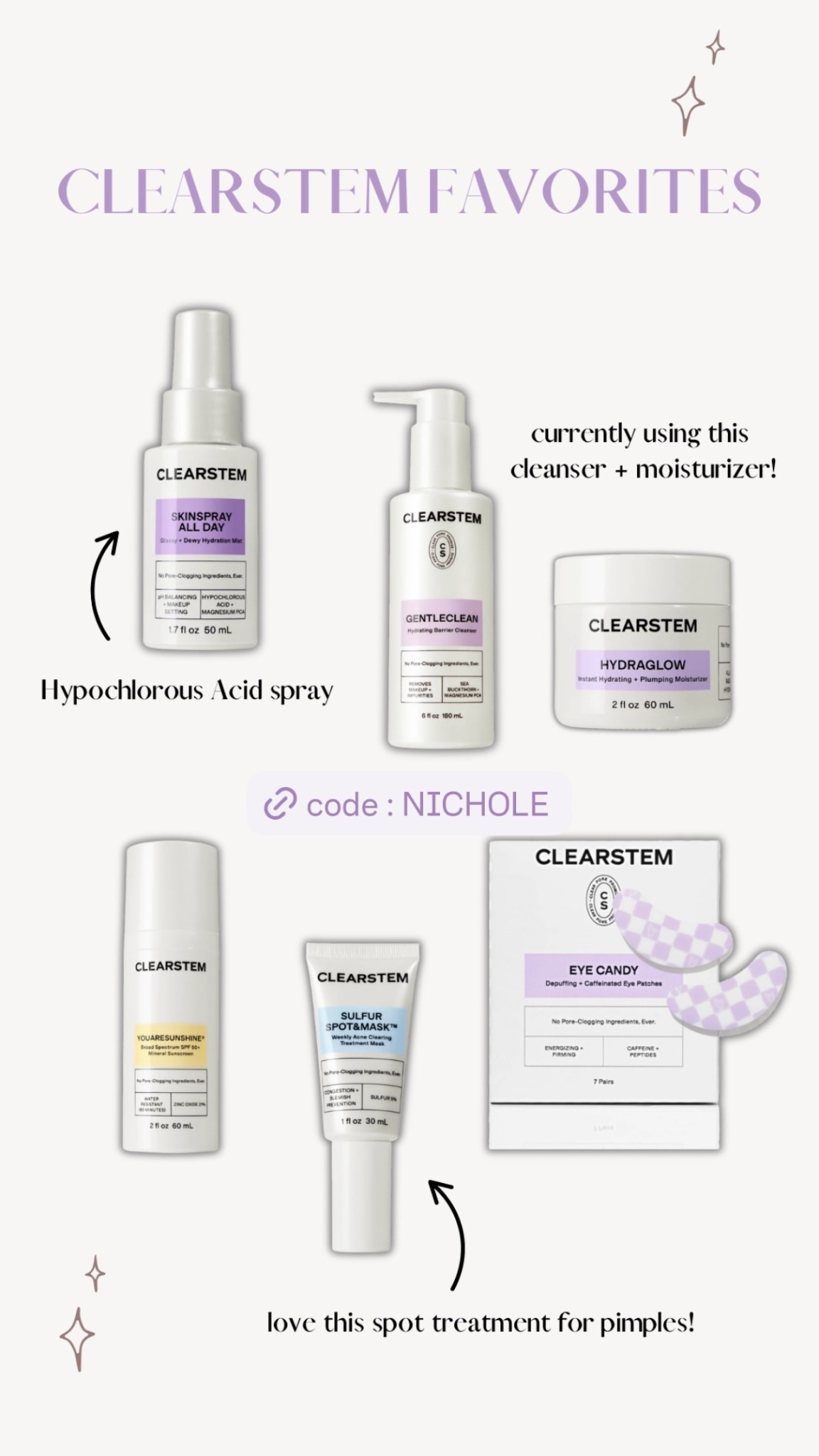 @clearstemskincare favorites use code : NICHOLE

#LTKmorningroutine #LTKBeauty