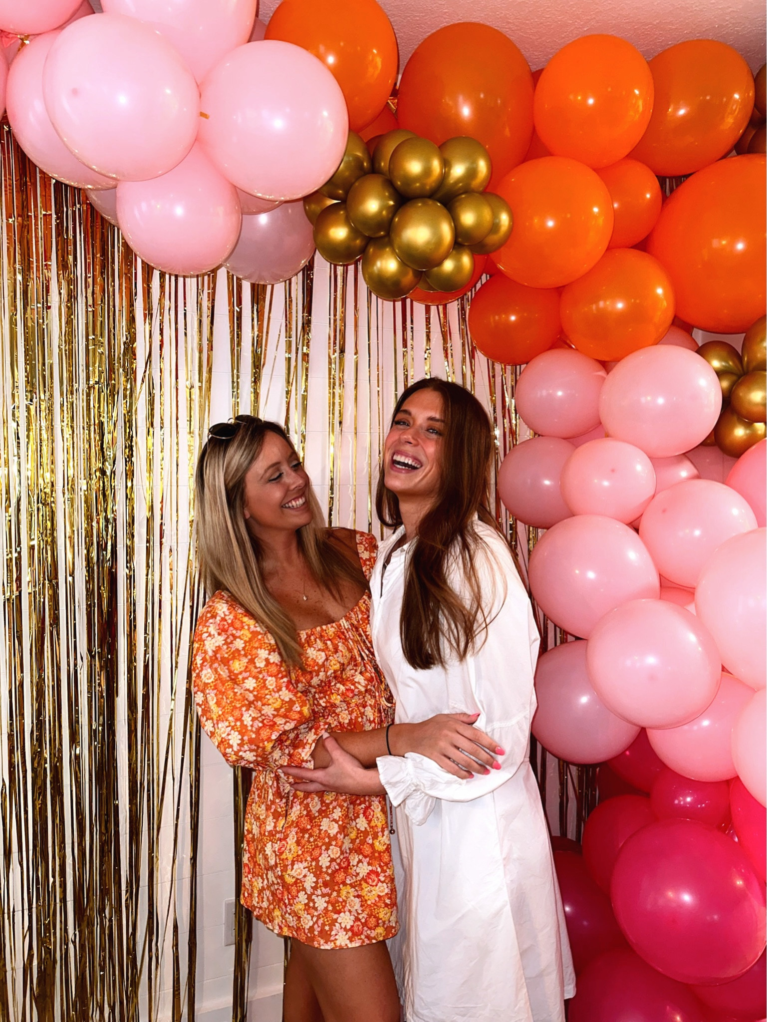 Orange dress, veuve before vows, bachelorette trip, orange pink theme bach trip

#LTKMostLoved #LTKParties #LTKFindsUnder50