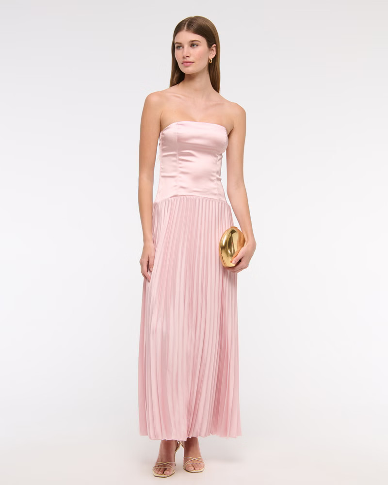 The A&F Giselle Drop-Waist Maxi Dress | Abercrombie & Fitch (US)
