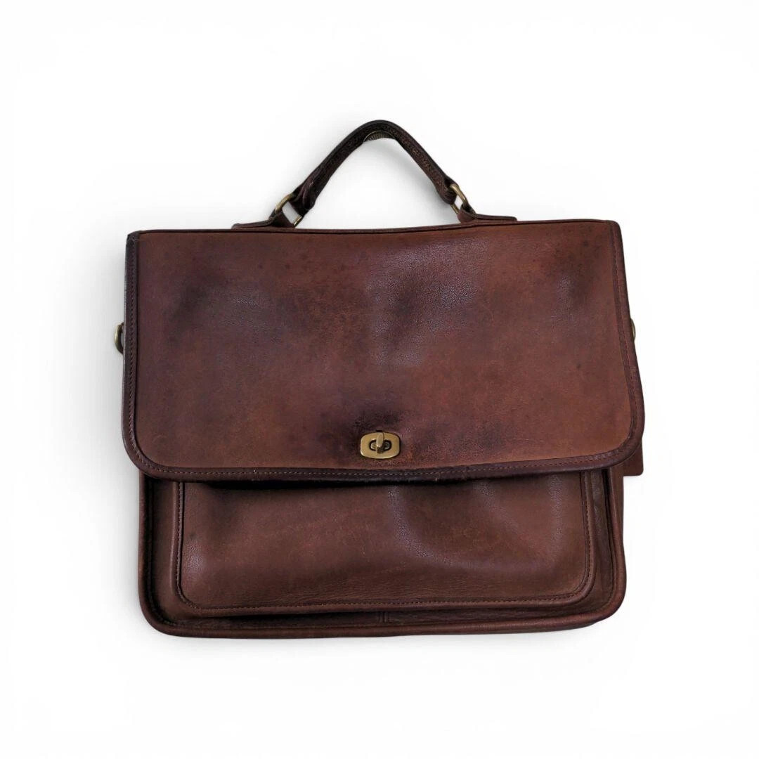 Vintage COACH Handbag 5181 Brown Auth From Japan | eBay | eBay US