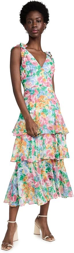 WAYF Women's Alma Tiered Midi Dress | Amazon (US)