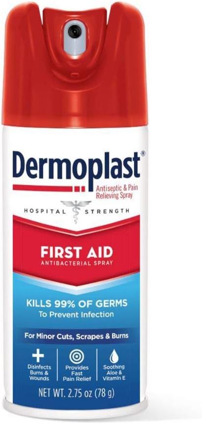 Dermoplast First Aid Spray, Analgesic & Antiseptic Spray for Minor Cuts, Scrapes and Burns, 2.75 ... | Amazon (US)