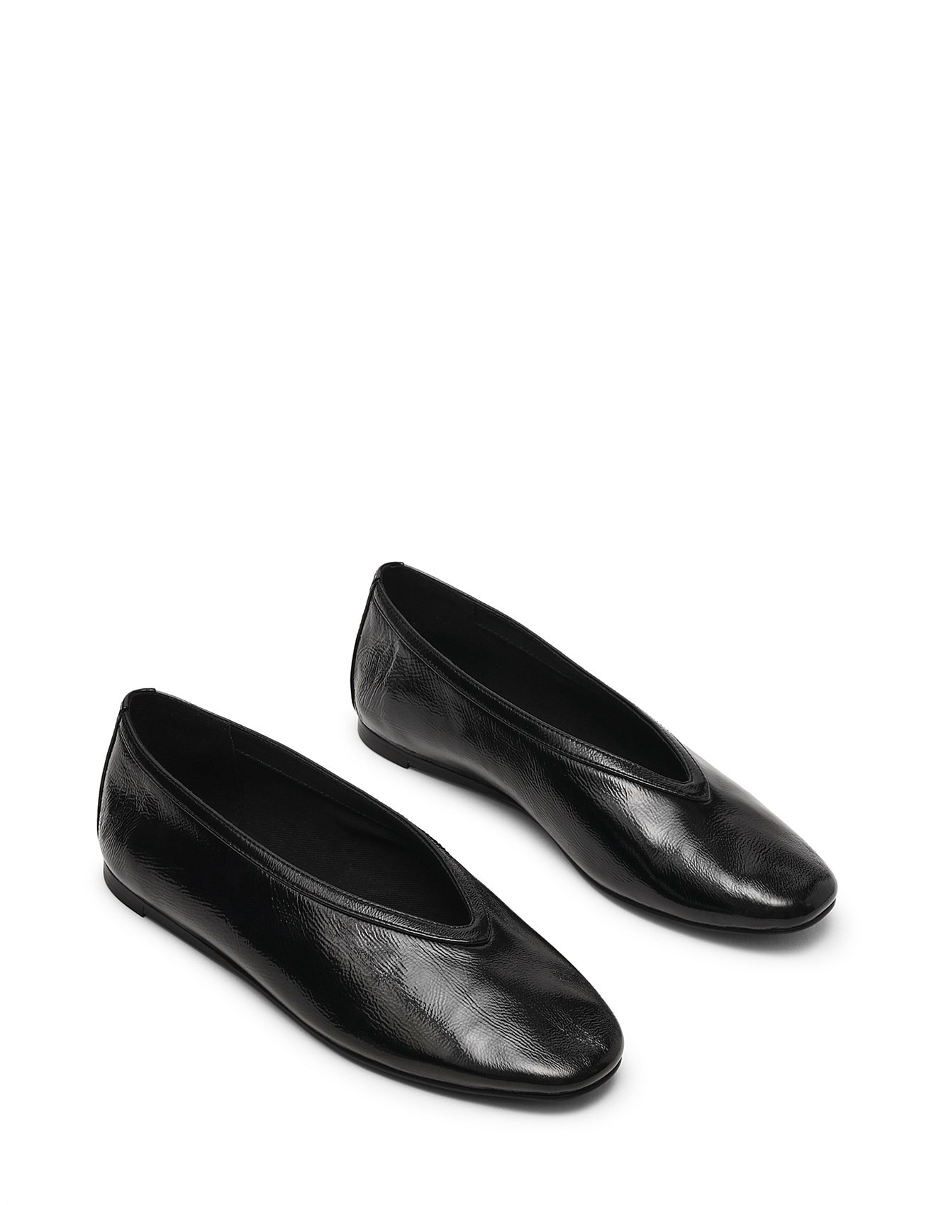 LENI LEATHER FLAT | David Jones (Australia & New Zealand)