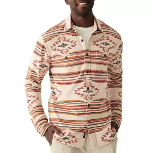 Men's Faherty Doug Good Feather Knit Alpine Dress Shirt | Scheels
